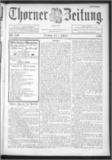 Thorner Zeitung 1895, Nr. 230 Erstes Blatt