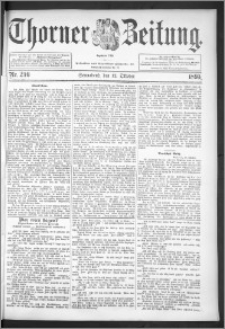 Thorner Zeitung 1895, Nr. 240