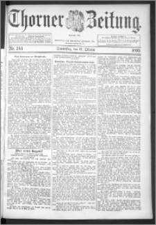 Thorner Zeitung 1895, Nr. 244