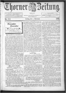 Thorner Zeitung 1895, Nr. 257