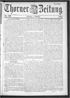 Thorner Zeitung 1895, Nr. 259 Zweites Blatt