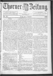 Thorner Zeitung 1895, Nr. 263