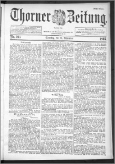 Thorner Zeitung 1895, Nr. 265 Erstes Blatt