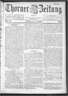 Thorner Zeitung 1895, Nr. 271 Erstes Blatt