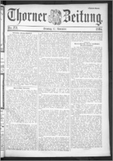 Thorner Zeitung 1895, Nr. 271 Zweites Blatt