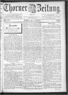 Thorner Zeitung 1895, Nr. 278