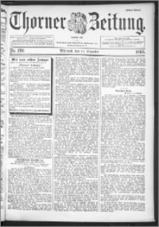 Thorner Zeitung 1895, Nr. 296 Erstes Blatt