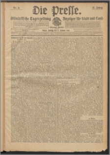 Die Presse 1913, Jg. 31, Nr. 2 Zweites Blatt, Drittes Blatt