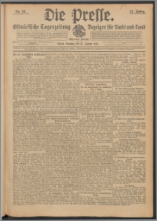 Die Presse 1913, Jg. 31, Nr. 10 Zweites Blatt, Drittes Blatt, Viertes Blatt