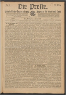 Die Presse 1913, Jg. 31, Nr. 11 Zweites Blatt, Drittes Blatt