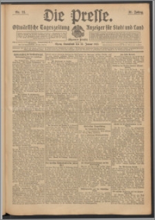 Die Presse 1913, Jg. 31, Nr. 21 Drittes Blatt