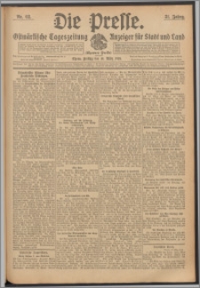 Die Presse 1913, Jg. 31, Nr. 62 Zweites Blatt, Drittes Blatt