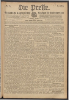 Die Presse 1913, Jg. 31, Nr. 65 Zweites Blatt, Drittes Blatt