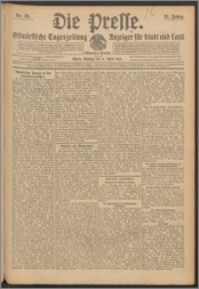 Die Presse 1913, Jg. 31, Nr. 80 Zweites Blatt, Drittes Blatt, Viertes Blatt, Fünftes Blatt