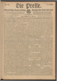 Die Presse 1913, Jg. 31, Nr. 115 Zweites Blatt, Drittes Blatt