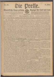 Die Presse 1913, Jg. 31, Nr. 123 Zweites Blatt, Drittes Blatt