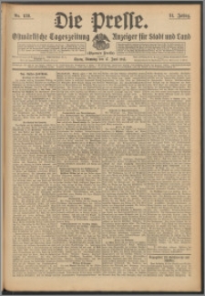 Die Presse 1913, Jg. 31, Nr. 139 Zweites Blatt, Drittes Blatt