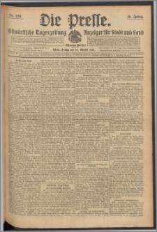 Die Presse 1913, Jg. 31, Nr. 238 Zweites Blatt, Drittes Blatt