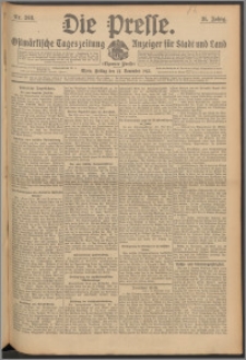 Die Presse 1913, Jg. 31, Nr. 268 Zweites Blatt, Drittes Blatt