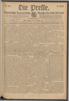 Die Presse 1913, Jg. 31, Nr. 281 Zweites Blatt, Drittes Blatt, Viertes Blatt, Fünftes Blatt, Sechstes Blatt