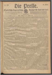 Die Presse 1913, Jg. 31, Nr. 303 Zweites Blatt, Drittes Blatt, Viertes Blatt