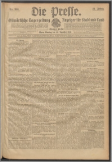 Die Presse 1913, Jg. 31, Nr. 304 Zweites Blatt, Drittes Blatt