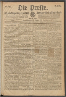 Die Presse 1913, Jg. 31, Nr. 305 Zweites Blatt, Drittes Blatt, Viertes Blatt