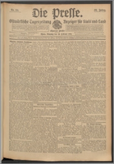 Die Presse 1914, Jg. 32, Nr. 34 Zweites Blatt, Drittes Blatt