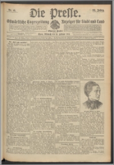 Die Presse 1914, Jg. 32, Nr. 41 Zweites Blatt, Drittes Blatt