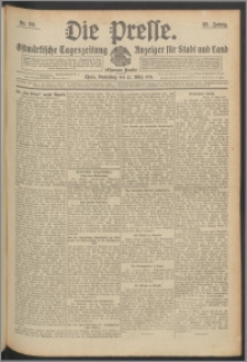 Die Presse 1914, Jg. 32, Nr. 60 Zweites Blatt, Drittes Blatt