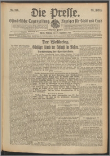 Die Presse 1914, Jg. 32, Nr. 228 Zweites Blatt