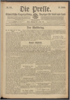 Die Presse 1915, Jg. 33, Nr. 126 Zweites Blatt