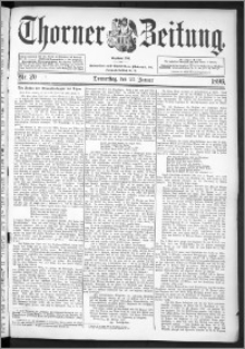 Thorner Zeitung 1896, Nr. 19 Erstes Blatt