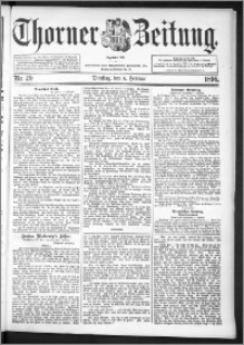 Thorner Zeitung 1896, Nr. 29