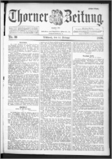 Thorner Zeitung 1896, Nr. 36 Erstes Blatt