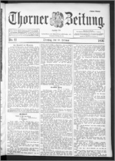 Thorner Zeitung 1896, Nr. 41 Erstes Blatt