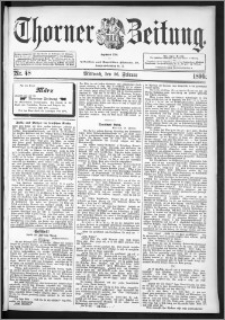 Thorner Zeitung 1896, Nr. 48