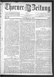 Thorner Zeitung 1896, Nr. 89