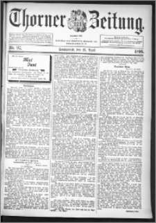 Thorner Zeitung 1896, Nr. 97