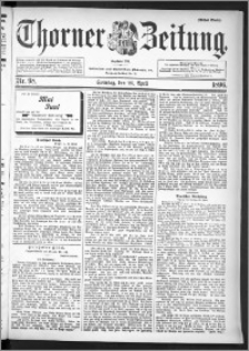 Thorner Zeitung 1896, Nr. 98 Erstes Blatt