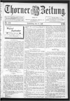 Thorner Zeitung 1896, Nr. 178