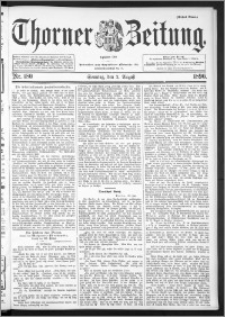 Thorner Zeitung 1896, Nr. 180 Erstes Blatt