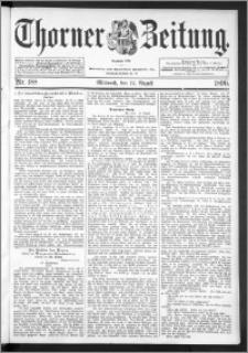 Thorner Zeitung 1896, Nr. 188