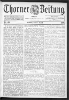 Thorner Zeitung 1896, Nr. 194