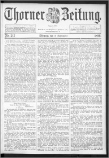 Thorner Zeitung 1896, Nr. 212