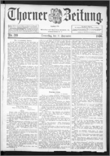 Thorner Zeitung 1896, Nr. 219