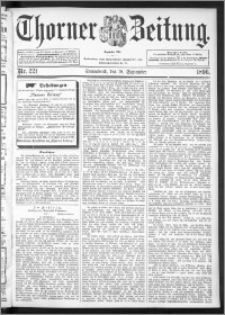 Thorner Zeitung 1896, Nr. 221