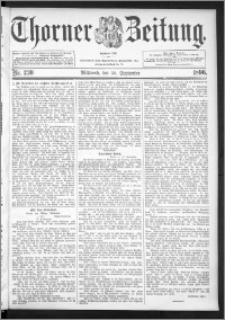 Thorner Zeitung 1896, Nr. 230