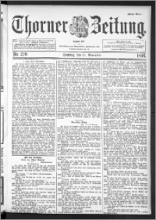 Thorner Zeitung 1896, Nr. 270 Erstes Blatt