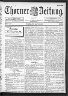 Thorner Zeitung 1896, Nr. 275 Erstes Blatt